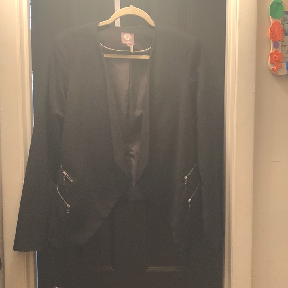 A black blazer